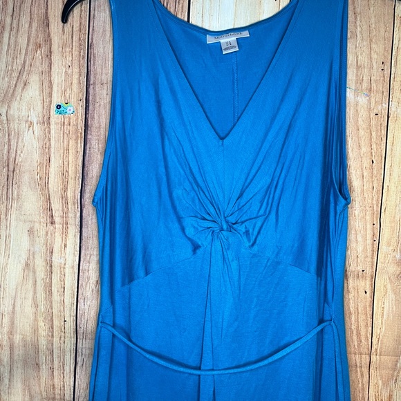Motherhood Maternity Size Large Blue Sleeveless Dress - Picture 4 of 10